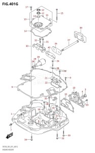 DF225T From 22503F-510001 (E03)  2015 drawing ENGINE HOLDER (DF250ST:E03)