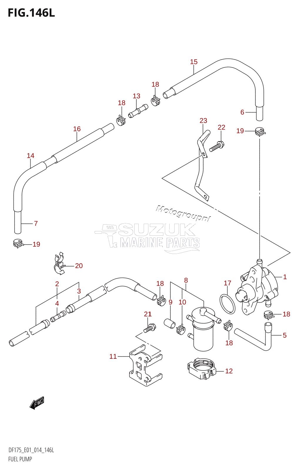 FUEL PUMP (DF175TG:E01)