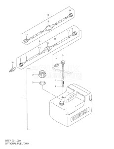 DT5 From 05004-151001 ()  1999 drawing OPTIONAL : FUEL TANK