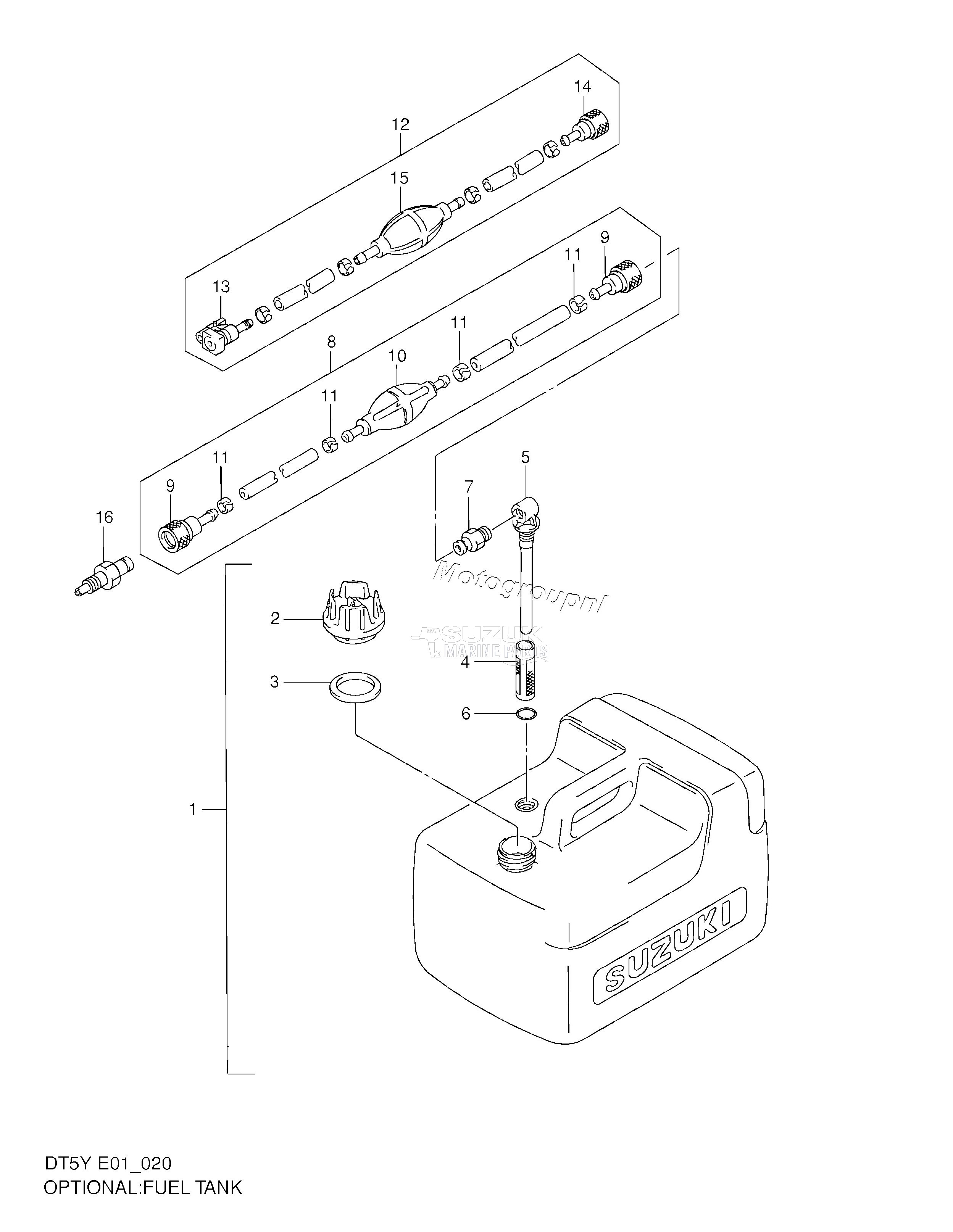 OPTIONAL : FUEL TANK