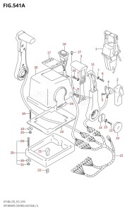 DF115AST From 11504F-510001 (E03)  2015 drawing OPT:REMOTE CONTROL ASSY DUAL (1)