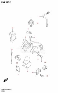 DF60A From 06003F-610001 (E03)  2016 drawing SENSOR (DF60AVT:E03)