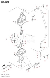 DF175Z From 17502Z-410001 (E01 E40)  2014 drawing FUEL VAPOR SEPARATOR (DF175ZG:E01)