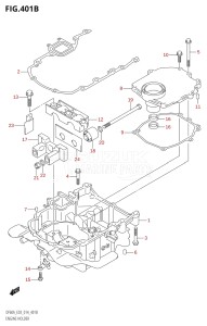 06003F-410001 (2014) 60hp E03-USA (DF60AVT) DF60A drawing ENGINE HOLDER (DF50A)