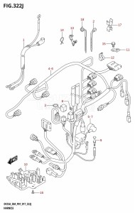 DF30A From 03003F-710001 (P01 P40)  2017 drawing HARNESS (DF30AQ:P01)