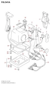 DF140A From 14003F-310001 (E01 E40)  2013 drawing OPT:REMOTE CONTROL ASSY DUAL (1)