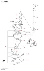 DF300A From 30002P-210001 (E03)  2012 drawing WATER PUMP