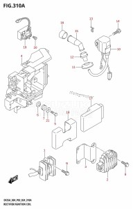 DF250A From 25003P-440001 (E11 - E40)  2024 drawing RECTIFIER /​ IGNITION COIL (DF25A)