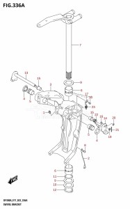 DF250A From 25003P-040001 (E01 E03 E40)  2020 drawing SWIVEL BRACKET (X-TRANSOM,XX-TRANSOM)