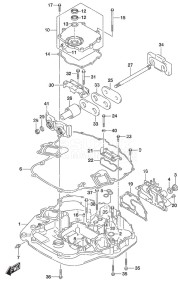 DF 300AP drawing Engine Holder