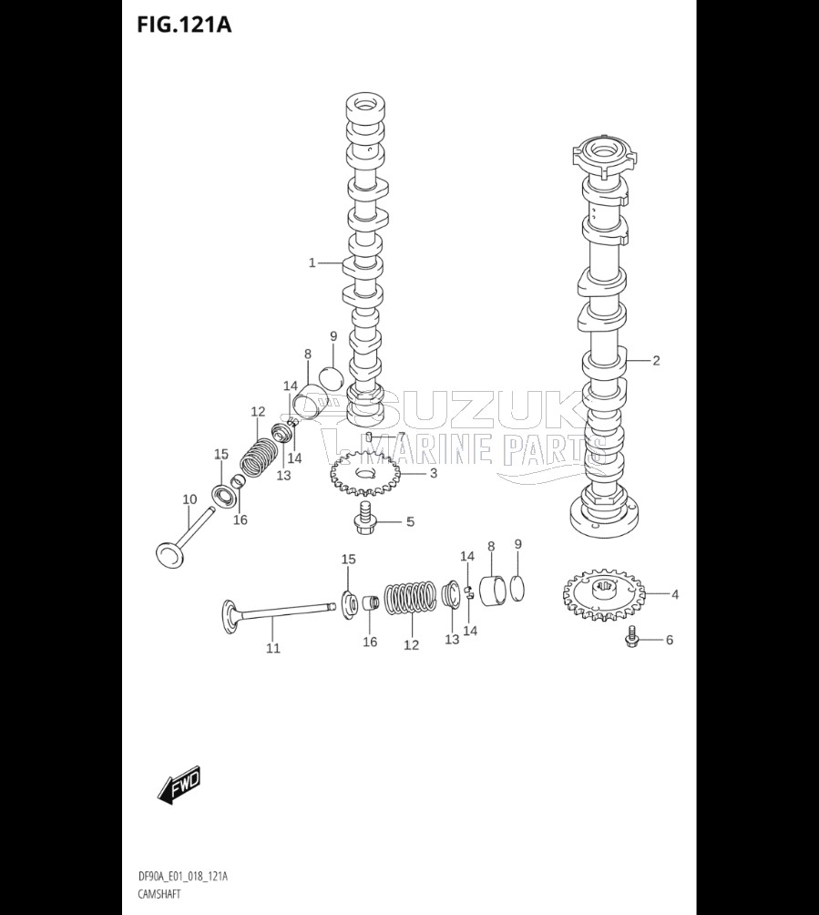 CAMSHAFT (DF70A,DF70ATH)