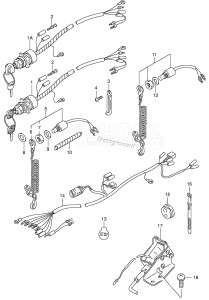 DT40 From 04003K-421001 ()  2004 drawing IGNITION SWITCH