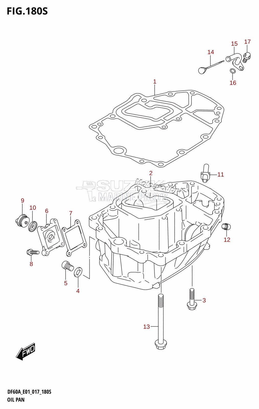 OIL PAN (DF60AVT:E40)