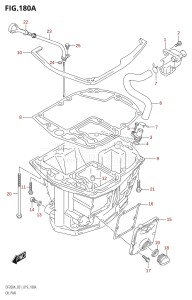 DF150AZ From 15003Z-910001 (E01 E40)  2019 drawing OIL PAN