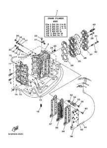 60TLR drawing CYLINDER--CRANKCASE