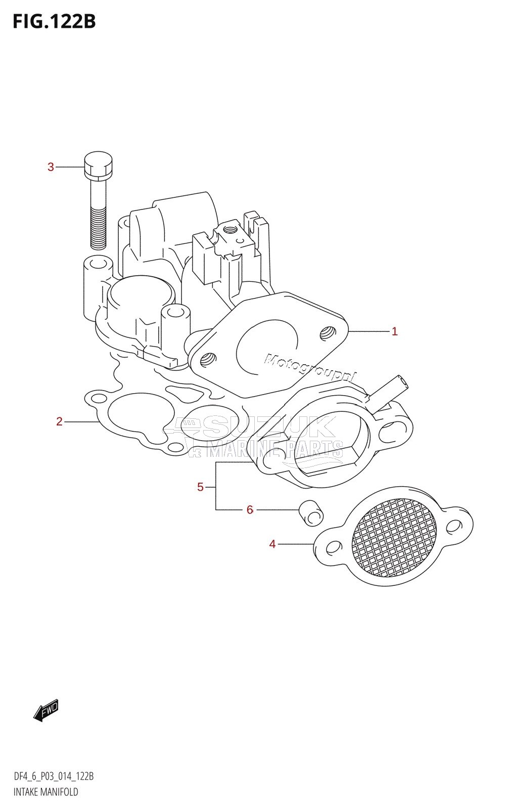 INTAKE MANIFOLD (DF6:P03)