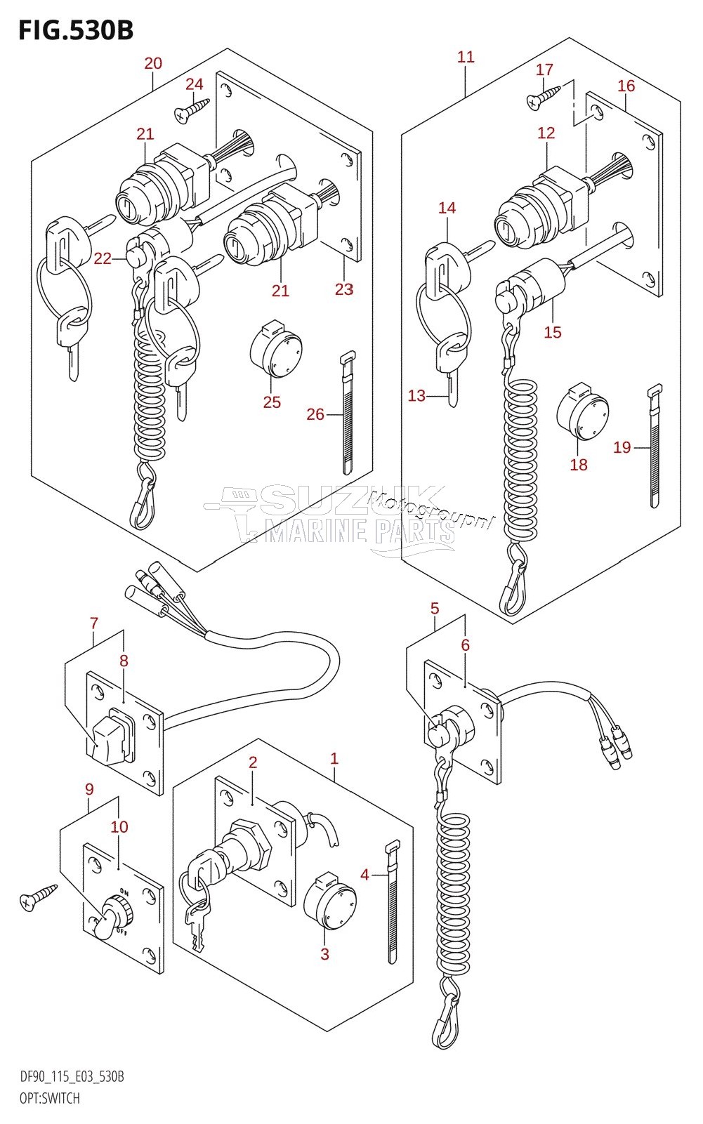 OPT:SWITCH (K5,K6,K7,K8,K9,K10,011)