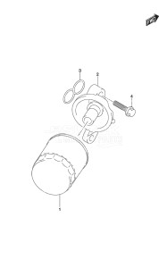 Outboard DF 150A drawing Oil Filter