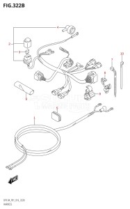 00994F-610001 (2016) 9.9hp P01-Gen. Export 1 (DF9.9A  DF9.9AR) DF9.9A drawing HARNESS (DF8AR:P01)