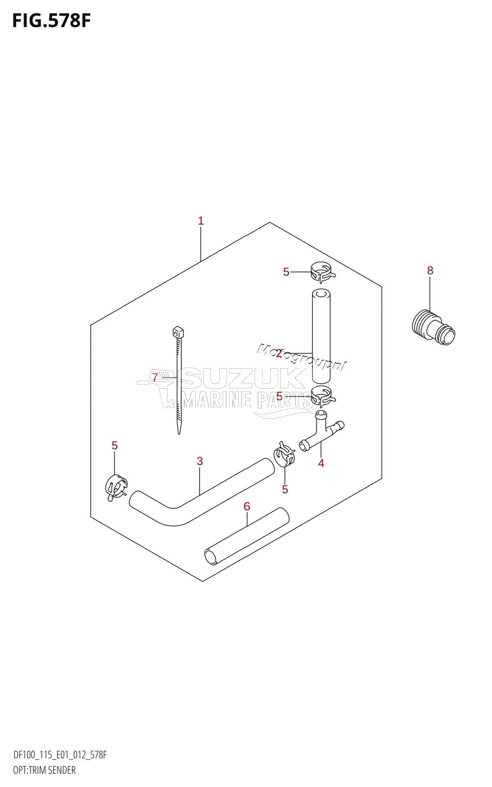 OPT:TRIM SENDER (DF115Z:E40)