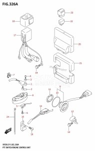 DF250 From 25003F-240001 (E11 E40)  2022 drawing PTT SWITCH /​ ENGINE CONTROL UNIT (DF200T,DF200Z,DF225T,DF225Z,DF250T,DF250Z)