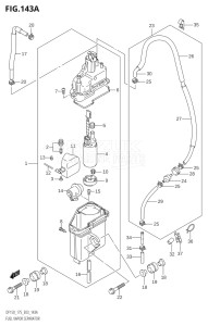 17502Z-010001 (2010) 175hp E03-USA (DF175ZK10) DF175Z drawing FUEL VAPOR SEPARATOR