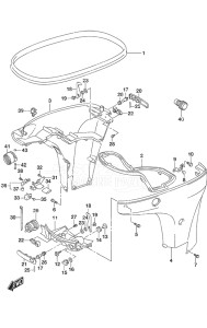 Outboard DF 90A drawing Side Cover