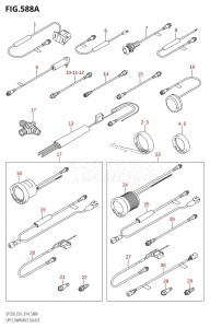 DF225T From 22503F-410001 (E01 E40)  2014 drawing OPT:LOWRANCE GAUGE