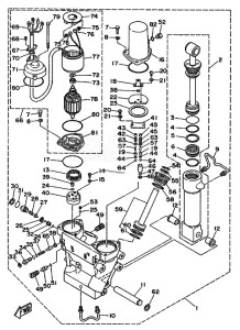 L250AETO drawing POWER-TILT-ASSEMBLY