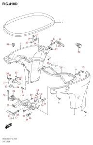 DF80A From 08002F-510001 (E01 E40)  2015 drawing SIDE COVER (DF70ATH:E40)