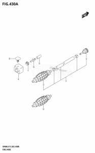 DF60A From 06003F-040001 (E01 E03 E11 E40)  2020 drawing FUEL HOSE (E03,E11)