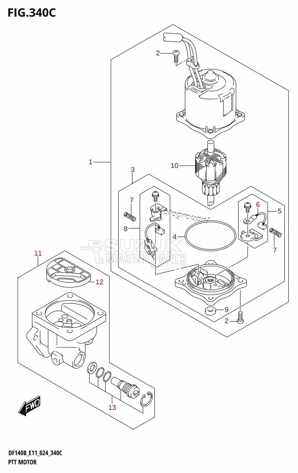 PTT MOTOR (DF115BSS)