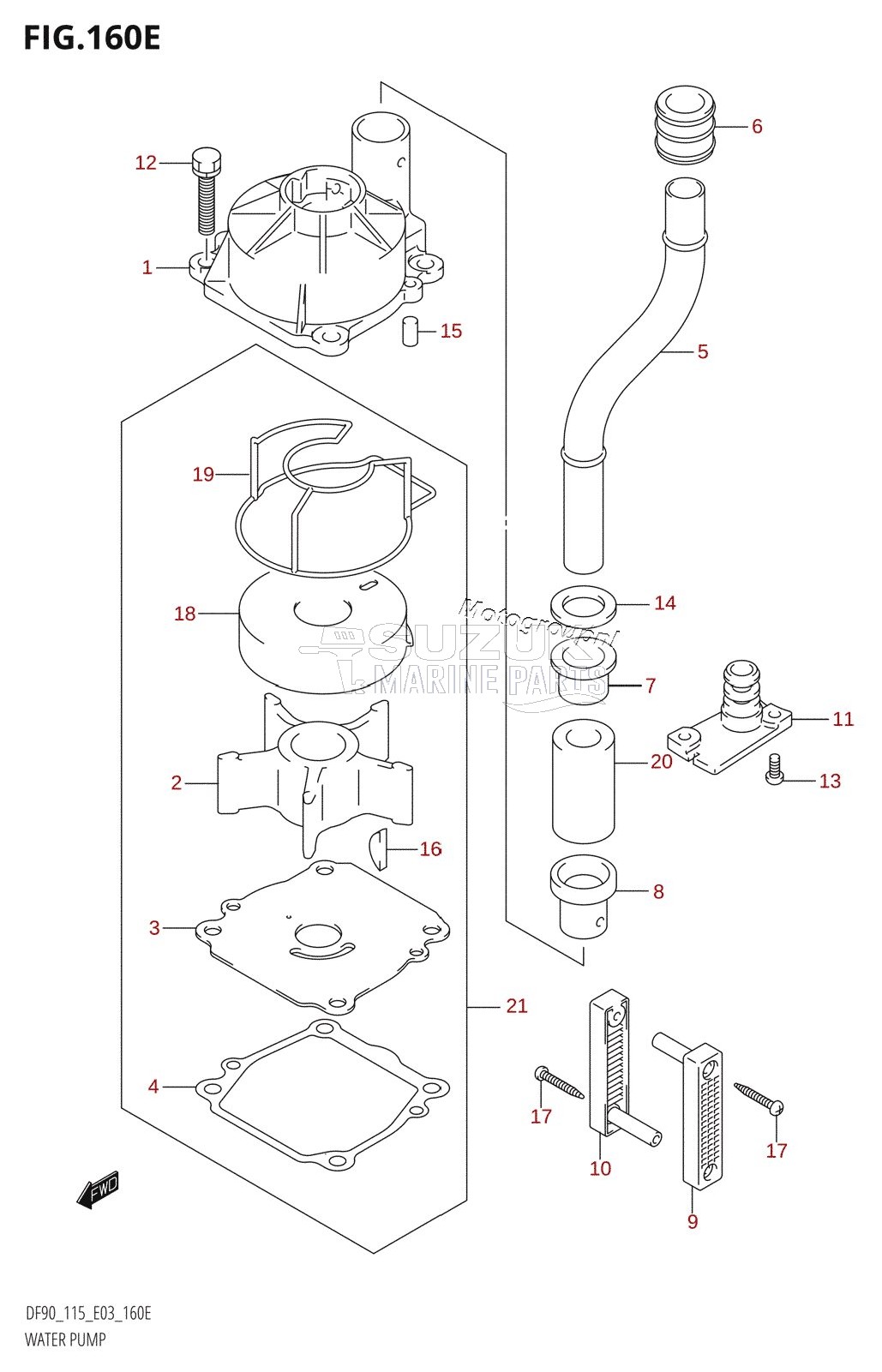 WATER PUMP (K10,011)