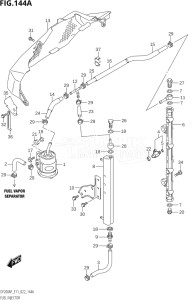 17503P-240001 (2022) 175hp E11-Gen. Export 2 (DF175AP    DF175AP) DF175AP drawing FUEL INJECTOR (E01,E03,E11)