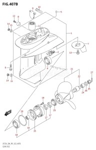 DF30A From 03003F-140001 (P01)  2021 drawing GEAR CASE (DF25AT,DF25ATH,DF30A,DF30AT,DF30ATH)