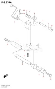 05003F-240001 (2022) 50hp E01 E11-Gen. Export 1-and 2 (DF50AT  DF50AT  DF50ATH  DF50ATH) DF50A drawing GAS CYLINDER (DF40AQH,DF60AQH)