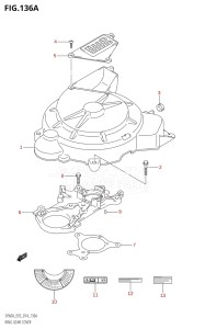 04003F-410001 (2014) 40hp E03-USA (DF40A) DF40A drawing RING GEAR COVER