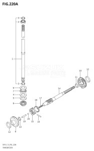 00992F-421001 (2004) 9.9hp P03-U.S.A (DF9.9RK4) DF9.9 drawing TRANSMISSION