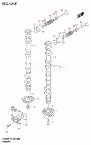 DF200AP From 20003P-440001 (E11 - E40)  2024 drawing CAMSHAFT (DF150AP)