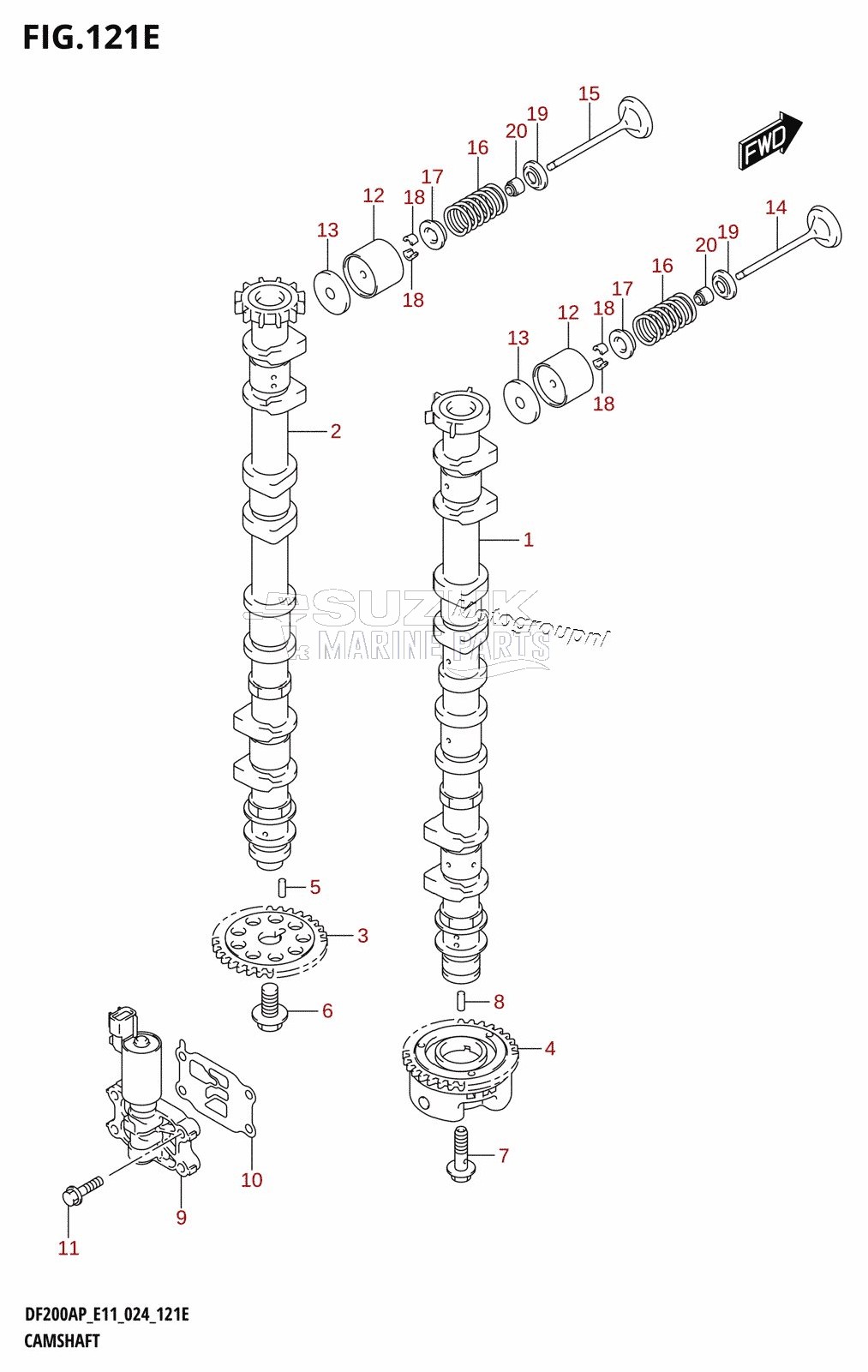 CAMSHAFT (DF150AP)