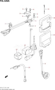 17502Z-010001 (2010) 175hp E01-Gen. Export 1 (DF175ZK10) DF175Z drawing PTT SWITCH / ENGINE CONTROL UNIT