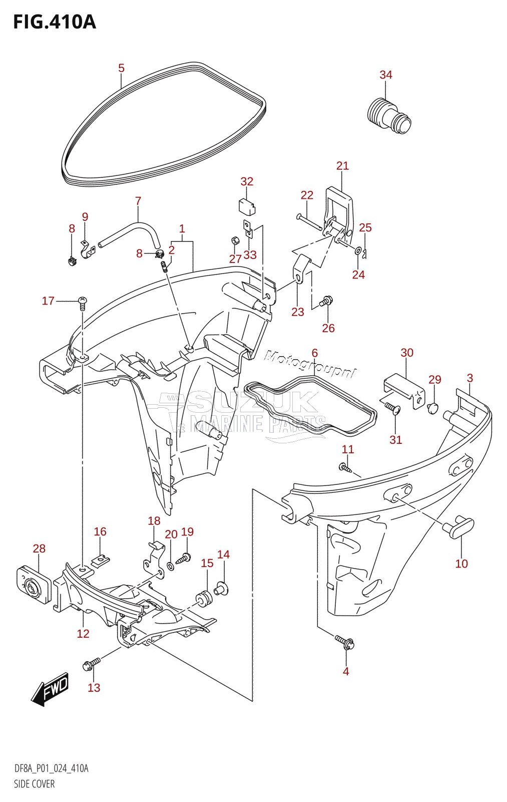 SIDE COVER (DF8A,DF9.9A)