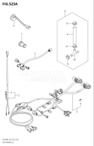 20003P-510001 (2005) 200hp E03-USA (DF200AP) DF200AP drawing OPT:HARNESS (2)