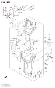 DF70 From 07001F-151001 (E01 E40)  2001 drawing FUEL VAPOR SEPARATOR (K1,K2,K3,K4,K5,K6,K7,K8,K9)