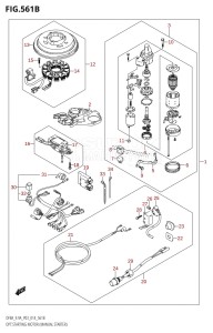 DF8A From 00801F-410001 (P03)  2014 drawing OPT:STARTING MOTOR (MANUAL STARTER) (M-STARTER:DF9.9A:P03)