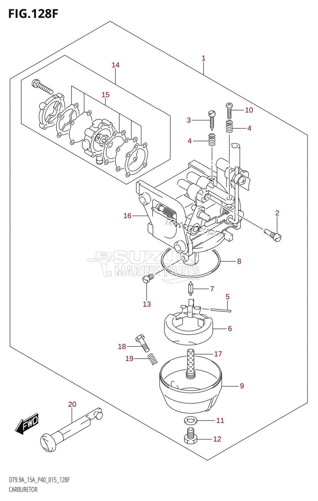 CARBURETOR (DT15A:P36)