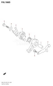 DF8A From 00801F-410001 (P03)  2014 drawing THROTTLE CONTROL (DF9.9AR:P03)