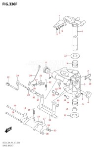 02504F-710001 (2017) 25hp P01-Gen. Export 1 (DF25A  DF25AR  DF25AT  DF25ATH) DF25A drawing SWIVEL BRACKET (DF30AR:P01)