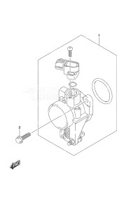 Outboard DF 25A drawing Throttle Body