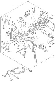 Outboard DF 20A drawing Remote Control